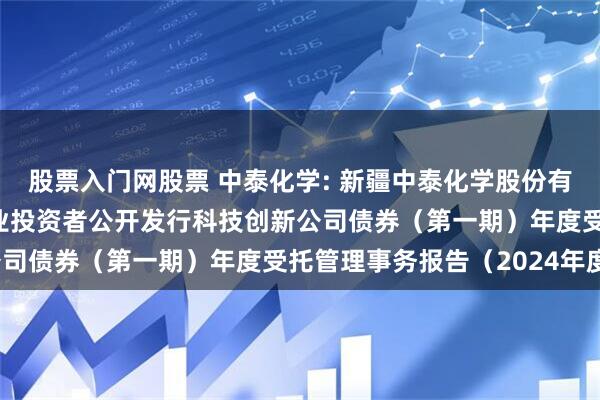 股票入门网股票 中泰化学: 新疆中泰化学股份有限公司2023年面向专业投资者公开发行科技创新公司债券（第一期）年度受托管理事务报告（2024年度）